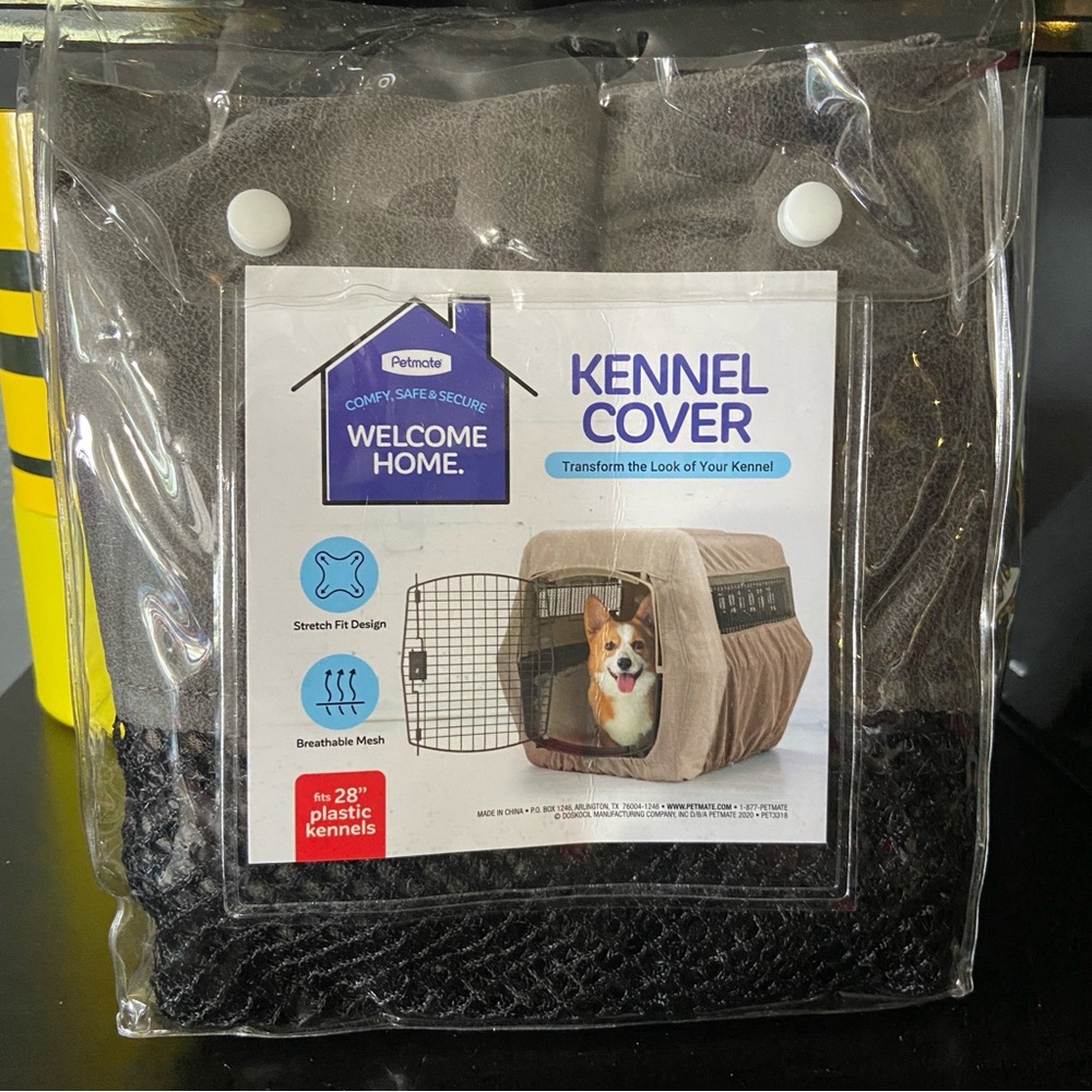 Petmate Welcome Home Kennel Cover for 28” Plastic Kennels Breathable Mesh New